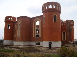 Строящаяся мечеть с. Шыгырданы